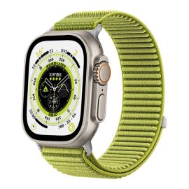 xDfind NYLON Zamenljiv pašček za Apple Watch 38 / 40 / 41 / Apple Watch 10 / 11 42mm svetlozelen