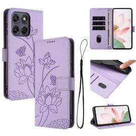 ART LOTUS Preklopni etui za Motorola Edge 70 Pro vijoličen