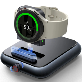 JOYROOM JR-WQW02 Brezžični polnilec za Samsung Galaxy Watch črn