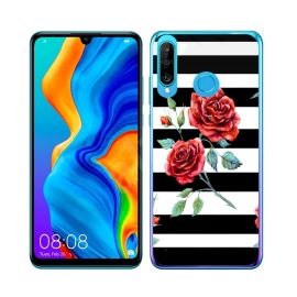 MY ART Zaščitna torbica Huawei P30 Lite BLACK - WHITE (034)