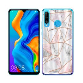MY ART Zaščitna torbica Huawei P30 Lite PINK MARBLE (143)