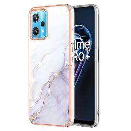 IMD MARBLE Zaščitni ovitek Realme 9 Pro / Realme 9 5G WHITE