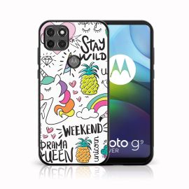 MY ART Silikonski ovitek Motorola Moto G9 Power UNICORN (063)