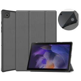 USNJENA preklopna torbica Samsung Galaxy Tab A8 (SM- LEATHER / SM-X200) siva