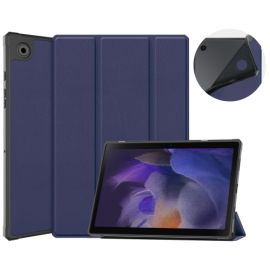 LEATHER preklopni ovitek Samsung Galaxy Tab A8 (SM-X205 / SM-X200) moder