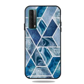 GEOMETRIC ART Kryt Huawei P Smart 2021 TEMNO BLUE