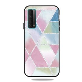 GEOMETRIC ART Kryt Huawei P Smart 2021 MULTICOLOU RED