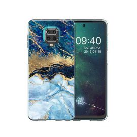MY ART Zaščitni ovitek Xiaomi Redmi Note 9S / Note 9 Pro BLUE MARBLE (141)