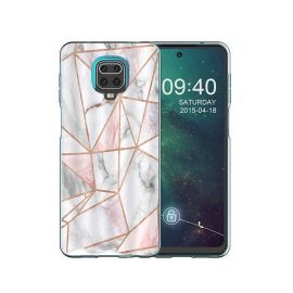 MY ART Zaščitni ovitek Xiaomi Redmi Note 9S / Note 9 Pro PINK MARBLE (143)