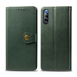 USNJENA LEATHER BUCKLE denarnica Sony Xperia L4 zelena