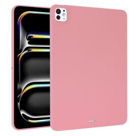 RUBBER Zaščitni ovitek za Apple iPad Pro 13 2024 / M5 2025 svetlo roza