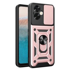 RING CAMERA Ovitek z držalom za Oppo A79 5G pink