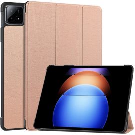 LEATHER Zgibni ovitek za Xiaomi Pad 6S Pro rose gold