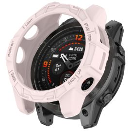 TPU HALF OVITEK Ovitek za Garmin Fenix 7X / 7X Pro svetlo roza