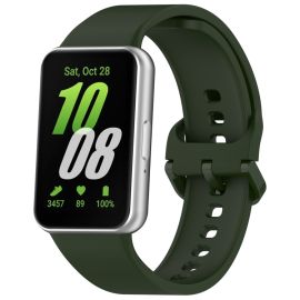 SILIKON Zamenljiv pašček za Samsung Galaxy Fit3 temno zelen