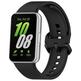 SILIKONSKI Zamenljiv pašček za Samsung Galaxy Fit3 črn