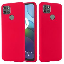 RUBBER Gumijast ovitek Motorola Moto G9 Power rdeč