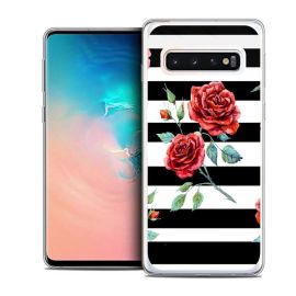 MY ART Samsung Galaxy S10 Plus zaščitni ovitek BLACK - WHITE (034)