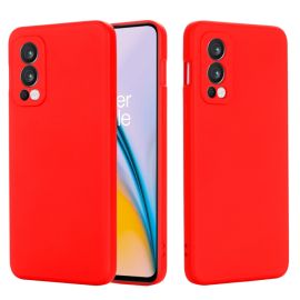 RUBBER Zaščitna prevleka OnePlus Nord 2 5G rdeča