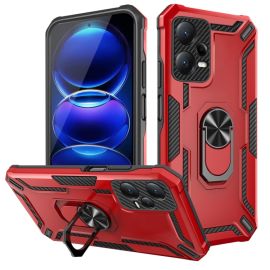 RING Etui z držalom za Xiaomi Redmi Note 12 Pro + 5G rdeč