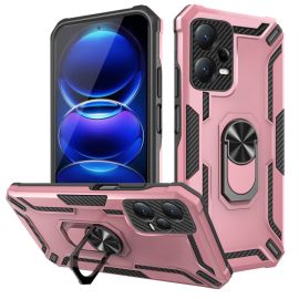 RING Etui z držalom za Xiaomi Redmi Note 12 Pro + 5G roza