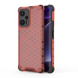 HONEYCOMB Zaščitni ovitek Xiaomi Poco F5 Pro rdeč