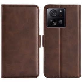 SIDE Wallet etui za Xiaomi 13T / 13T Pro temno rjav