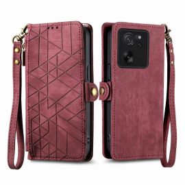 GEOM Wallet etui za Xiaomi 13T / 13T Pro rdeč