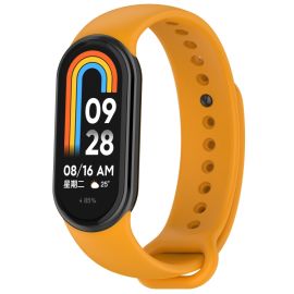 SILICONE Zamenljiv trak za Xiaomi Smart Band 9 rumen