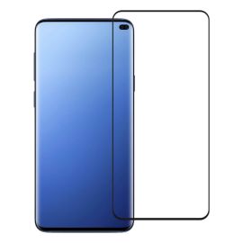 3D Kaljeno steklo Samsung Galaxy S10 Plus črno