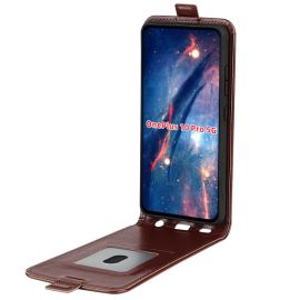 Preklopna torbica OnePlus 10 Pro 5G rjava