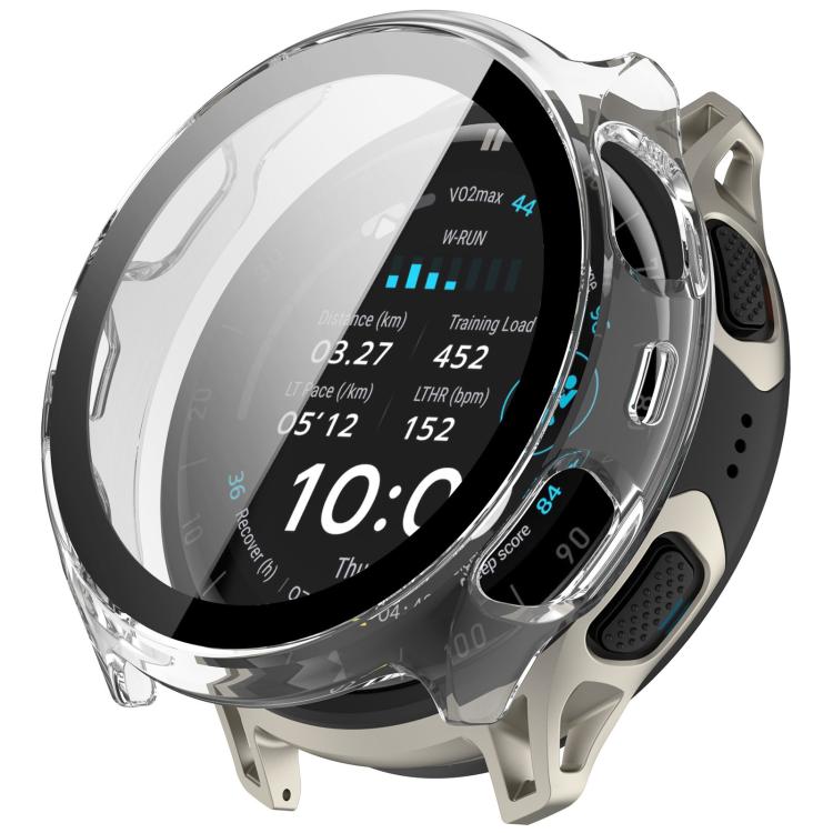 PC FULL COVER Plastičen ovitek s steklom za Amazfit Cheetah 2 Ultra prozoren
