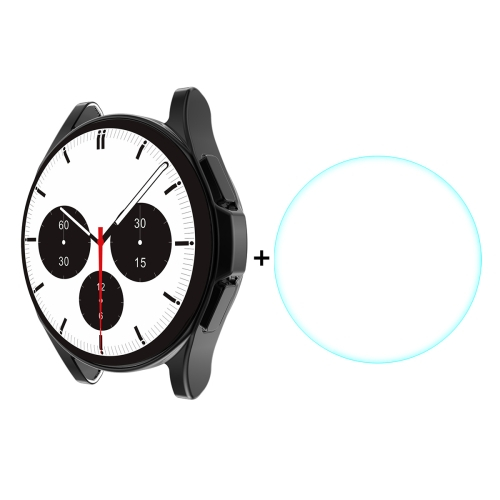Ovitek iz kaljenega stekla ENKAY za Samsung Galaxy Watch 4 Classic 42mm črne barve