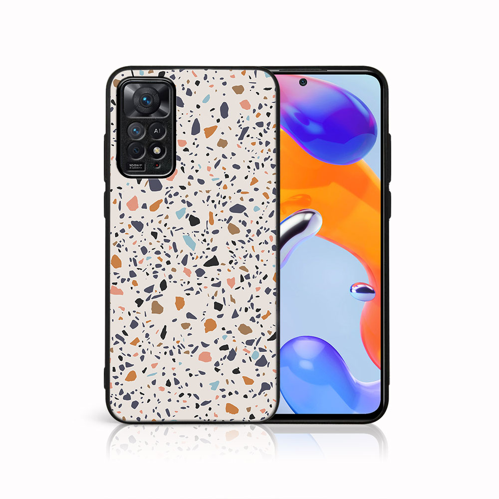 MY ART Zaščitna torbica Xiaomi Redmi Note 11 / Note 11S -BEIGE TERRAZZO (162)