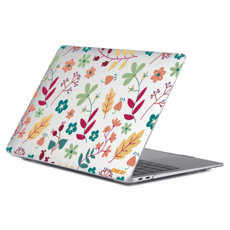 ENKAY FLOWER ovitek za MacBook Air 13" A1932 / A2179 / A2337 POMLAD