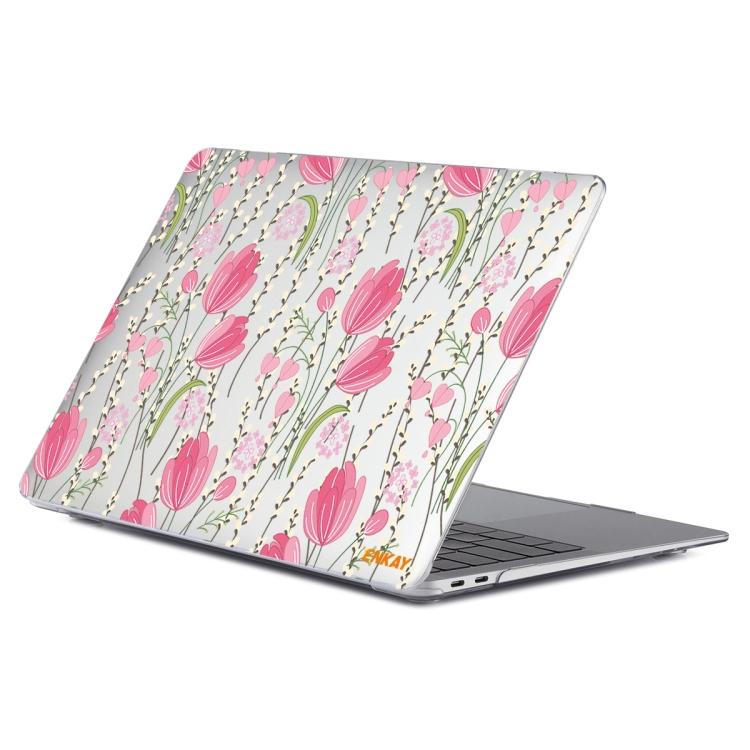 ENKAY FLOWER ovitek za MacBook Air 13" A1932 / A2179 / A2337 TULIP