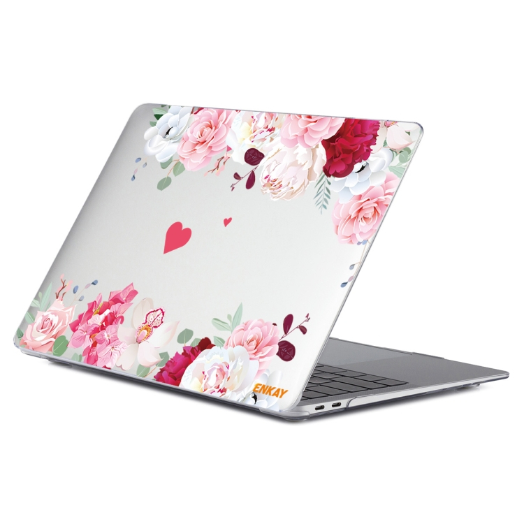 Ovitek ENKAY FLOWER za MacBook Pro 1 6" A2485 PEONY