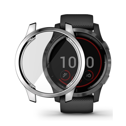 ENKAY zaščitni ovitek Garmin Venu 2 / Vivoactive 4 srebrn