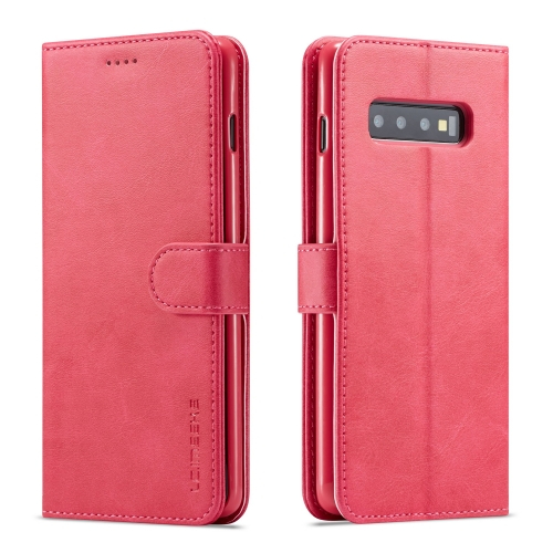 IMEEKE denarnica za Samsung Galaxy S10 Plus roza