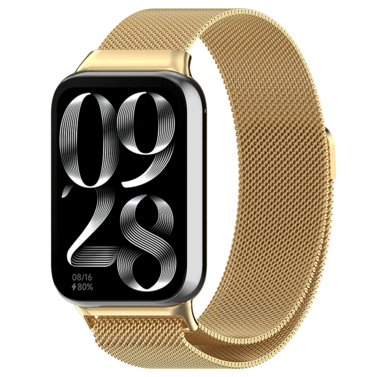 MILANESE Kovinski pas za Xiaomi Smart Band 8 Pro zlat