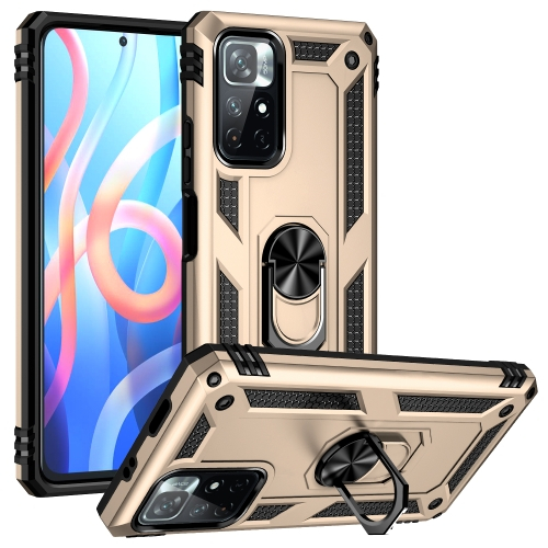 RING Zaščitna torbica za Xiaomi Poco M4 Pro 5G / Redmi Note 11S 5G zlata