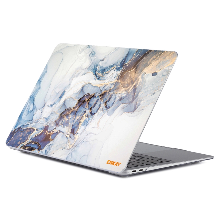 ENKAY MARBLE ovitek za Macbook Pro 16" A2141 LIGHT BLUE
