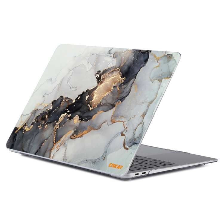 ENKAY MARBLE ovitek za MacBook Air 13" A1932 / A2179 / A2337 GREY